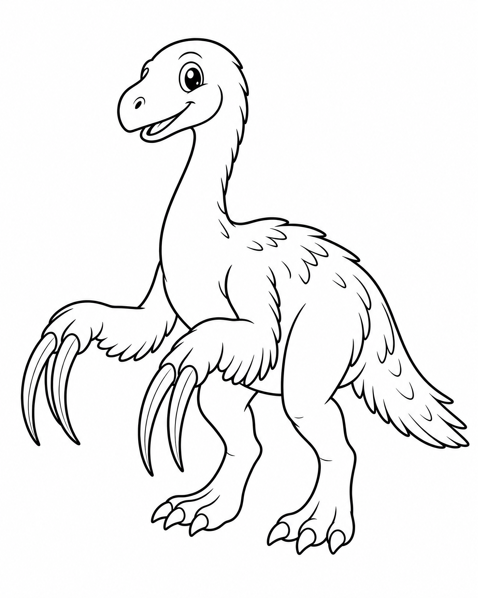 Dinosaurs coloring page 4