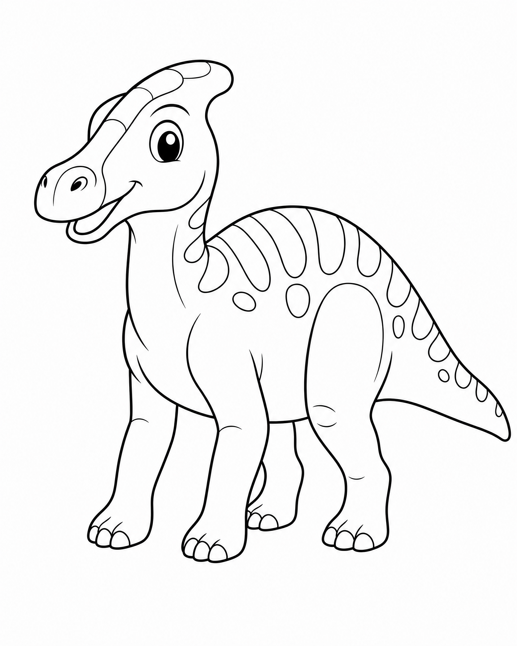 Dinosaurs coloring page 7