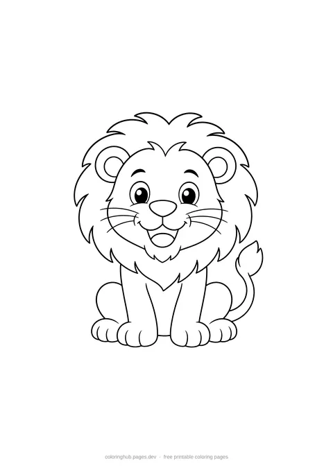 Zoo Animal Coloring Pages preview coloring page