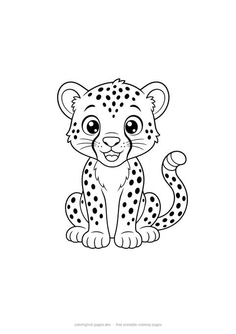 Zoo Animals coloring page 3