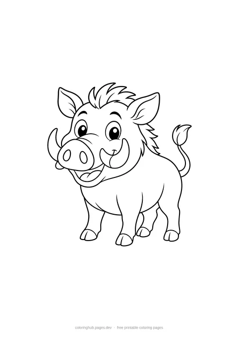 Zoo Animals coloring page 7